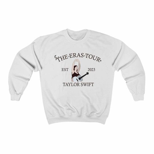 The Eras Tour Est 2023 Taylor Embroidered Sweatshirt/Hoodie, Taylo version Embroidery Shirt, Taylor Vintage Embroidered Sweatshirt