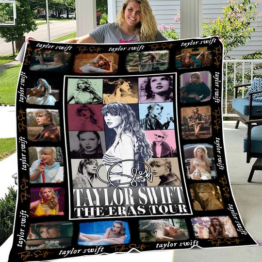 Taylor 2023 Eras Tour Concert Quilt Blanket