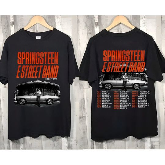 Bruce Springsteen And The E Street Band Tour 2023 T-Shirt, Bruce Springsteen Seatshirt