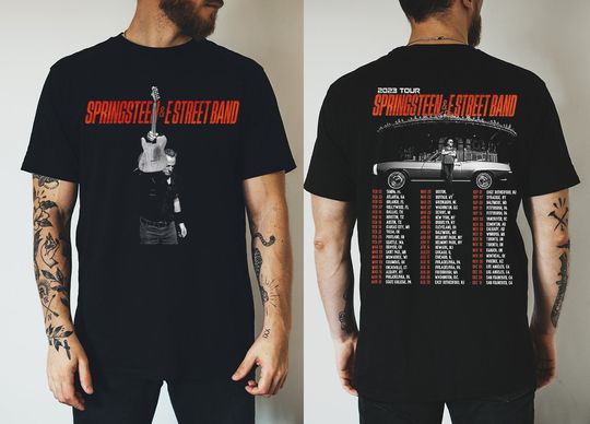 Bruce Springsteen 2023 Tour Shirt, E Street Band And Bruce Springsteen Tour Shirt