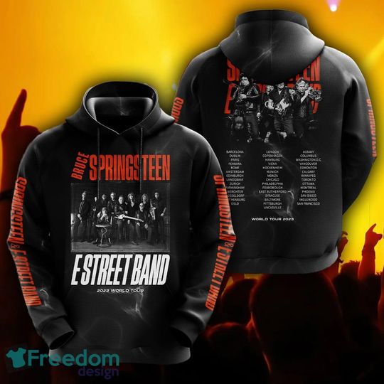Bruce Springsteen Band Style Live clothing 3D Hoodie Gift For Fans