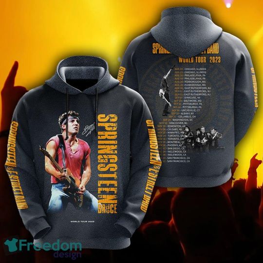 Bruce Springsteen Band Style Performance style 3D Hoodie Gift For Fans