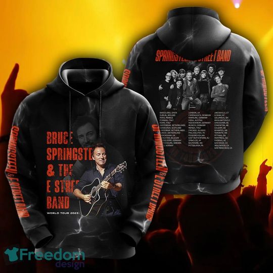Bruce Springsteen Band Style Tour wardrobe 3D Hoodie Gift For Fans