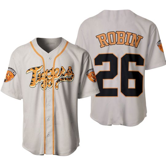 Tiggers Robin 26 Winnie The Pooh Baseball Jersey