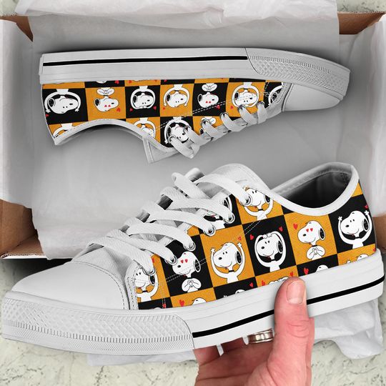 Snoopy Snoopy Shoes, Snoopy Low-Top Sneakers