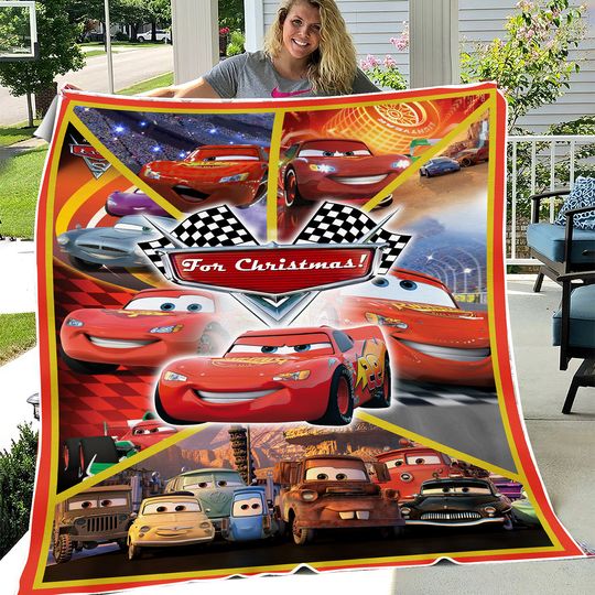 Personalized Cars Fleece Blanket