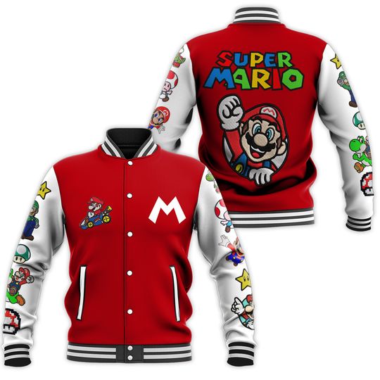Super Mario Baseball Jacket