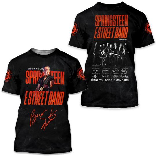 Bruce Springsteen Tour 2023 3D Shirt