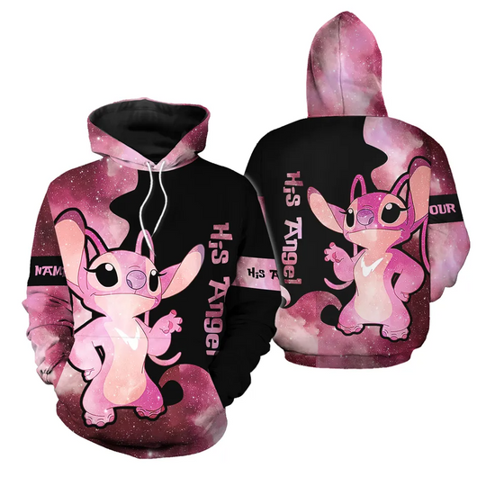 Personalized Stitch Couple Hoodie
