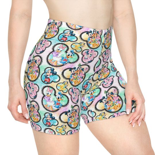 Mickey Mouse & Friends Women's Athletic Shorts