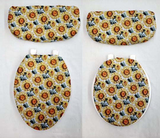 Harvest Sunflowers Toilet Seat Lid Cover