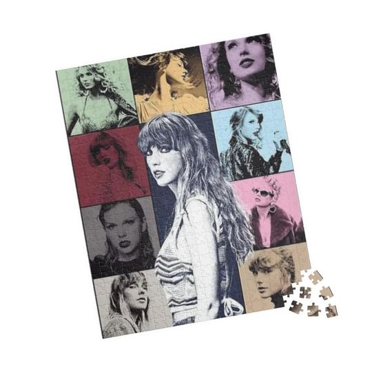 Taylor Eras Tour Jigsaw Puzzle, Taylor Version Merch Gift