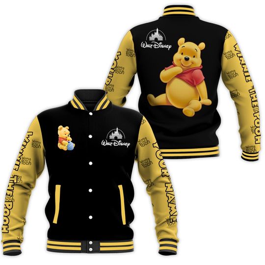 Winnie The Pooh Disney Baseball Jacket