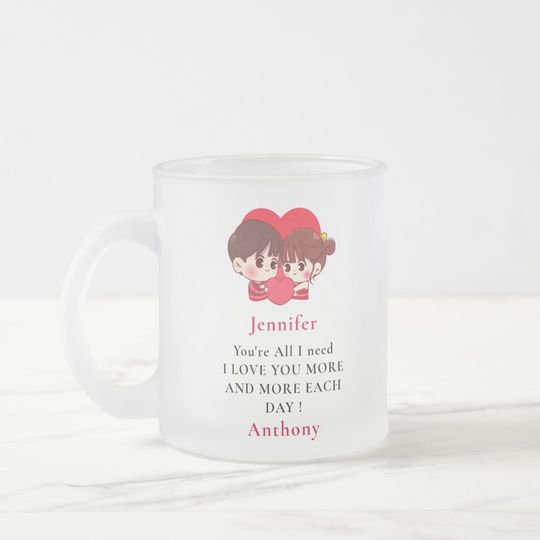 Valentine's day personalized  coffee mug