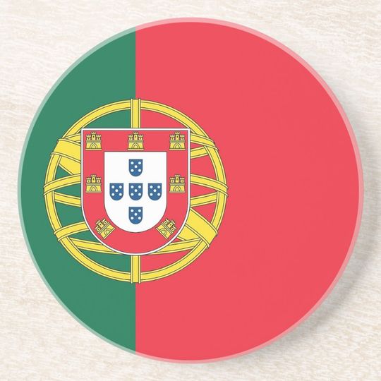 Portugal Flag Coaster, Patriotic Coaster