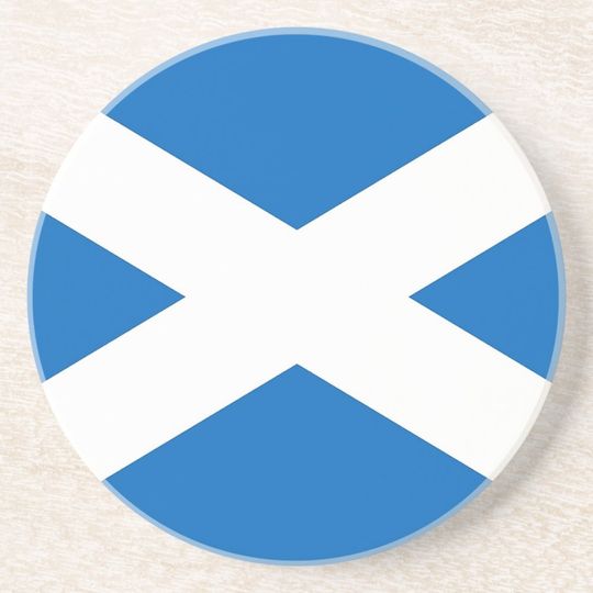 Scotland Flag Coaster, Patriotic Coaster