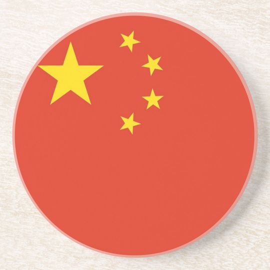 China Flag Coaster, Patriotic Coaster