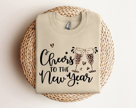 Cheers To The New Year Shirt,2024 Happy New Year Sweatshirt,Happy New Year Shirt