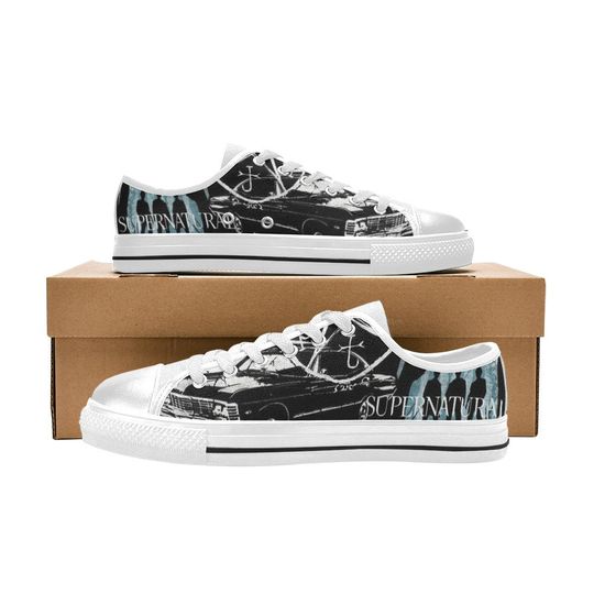 Supernatural Custom Low Top Sneaker Canvas, Shoes For Unisex Women or Men and Kids