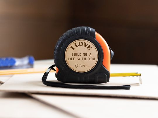 Tape Measure Personalized for Valentines Day or Anniversary Gift