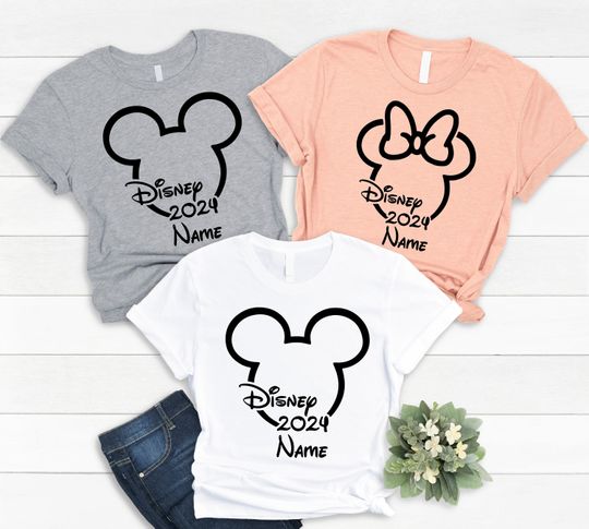 Custom Disney Family Vacation 2024 Shirts