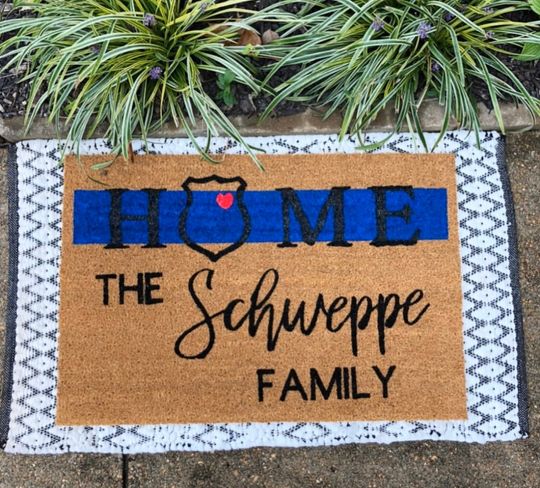 Home  personalized name doormat
