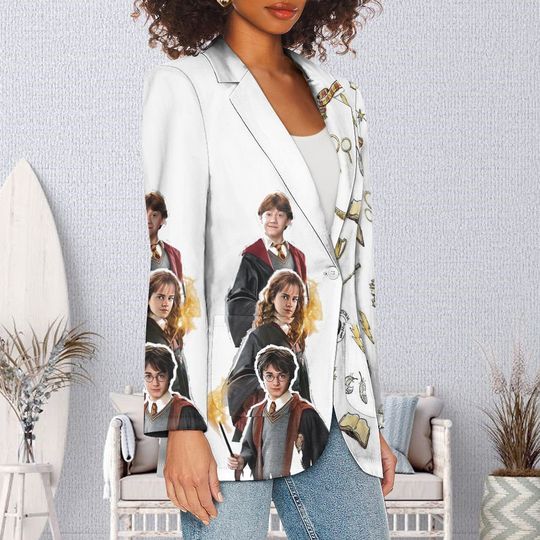 Harry Potter Casual Blazer, Harry Potter Casual Shirt, Wizard Shirt