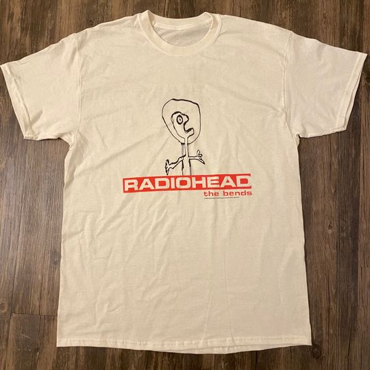Vintage Radiohead T Shirt The Bends Album Vintage Band Tee