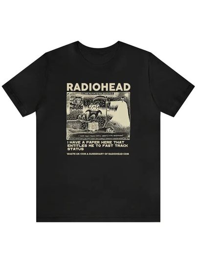 RadioHead Rock Band Vintage T-Shirt