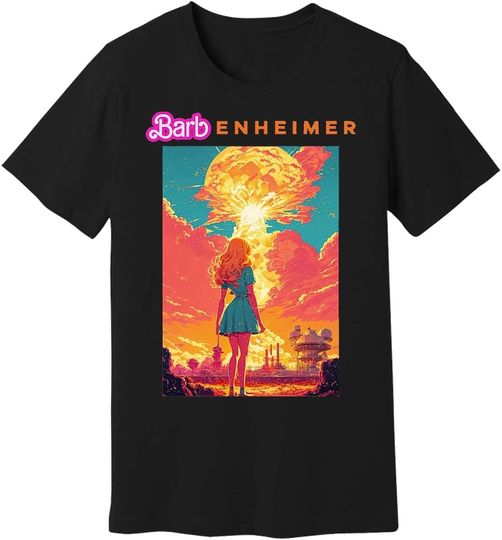 Barbenheimer Cool Movie Animation Oppenheimer T-Shirt