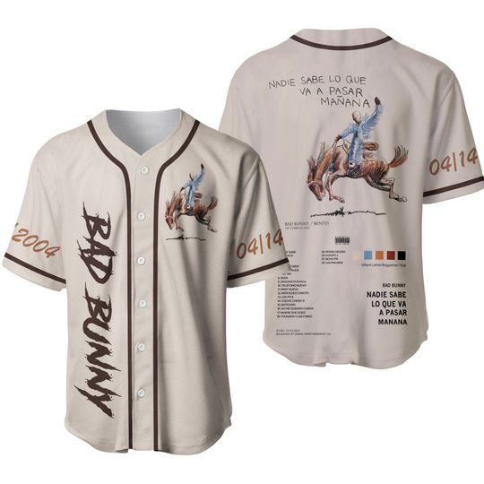Personalized Bad Bunny New Album Baseball Jersey