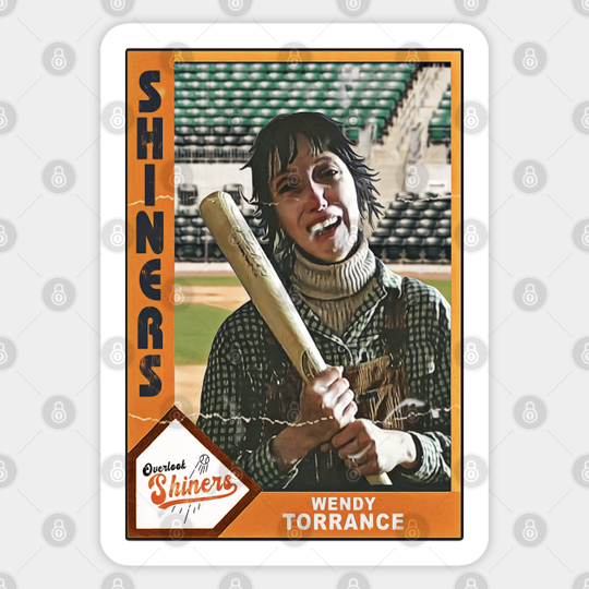 Wendy Torrance Retro Baseball Card - The Shining - Sticker