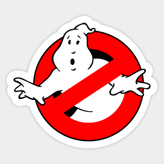 Ghost Classic Logo - Ghostbusters - Sticker