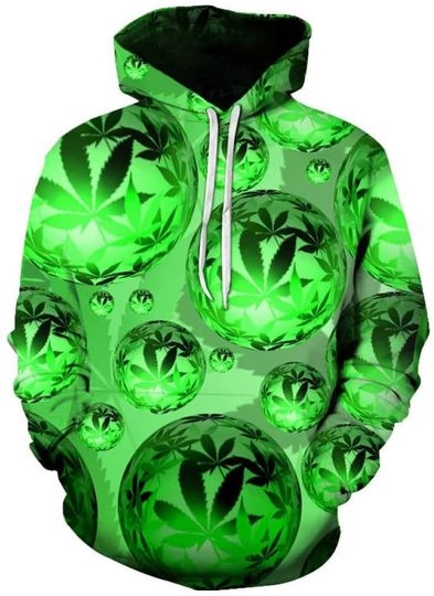 Cannabis Leaf 3d Hoodie