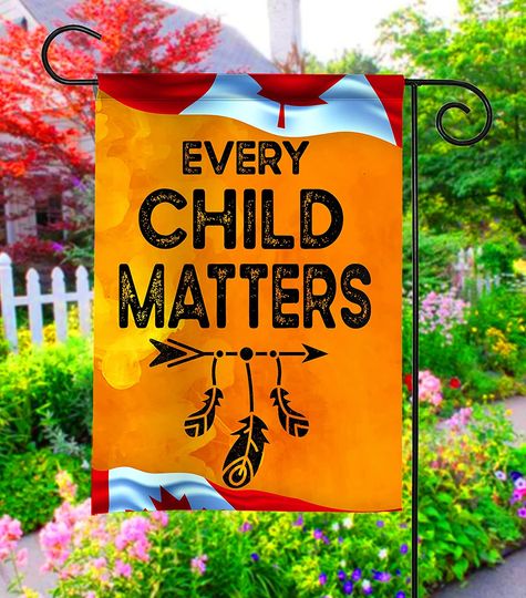 Orange Day Every Child Matters Garden Flag September 30