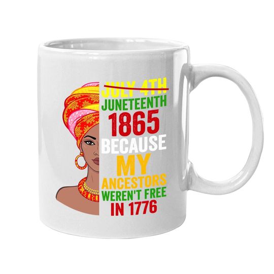 Juneteenth Queen Melanin African American Mug Coffee mug