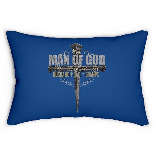 Man Of God - Gramps Back Classic Lumbar Pillow
