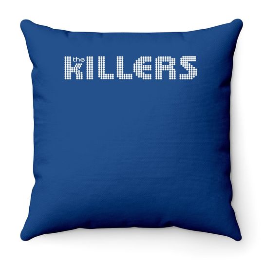 The Killers Band Official Black  throw Pillow