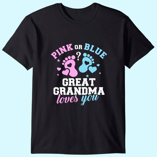Gender reveal great grandma T-Shirt