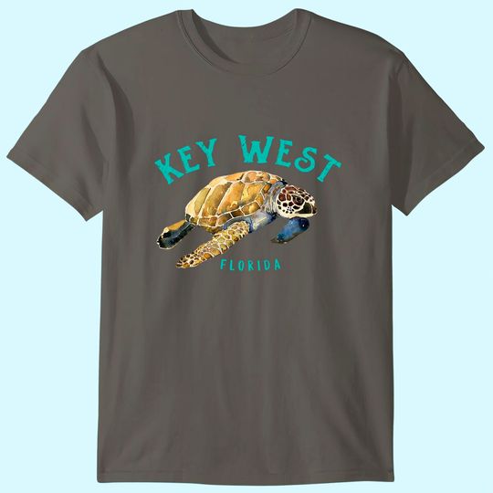 Key West Florida Happy Sea Turtle T-Shirt