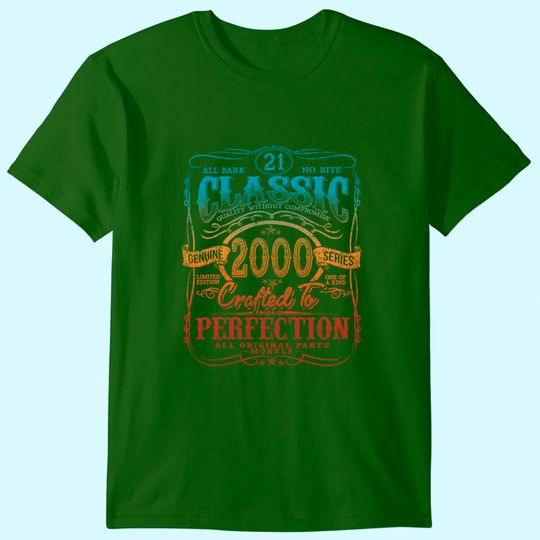 Vintage 2000 Limited Edition Gift 21st Birthday T-Shirt