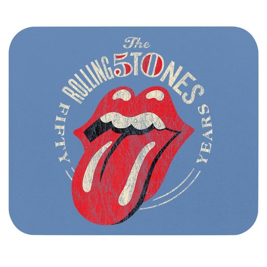 The Rolling Stones 50th Anniversary Logo Premium Mouse Pad