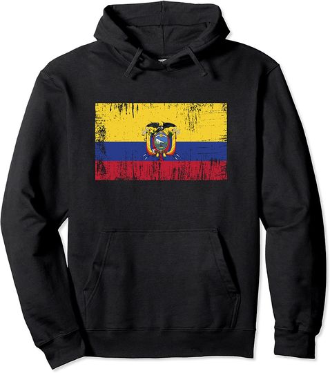 Ecuador Flag Gift Football-Fan Sports Adults Kids Pullover Hoodie