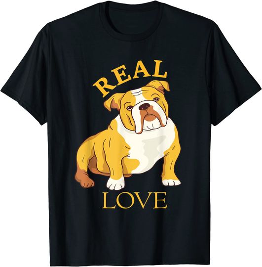 English Bulldog, Dogs Are Best Friends T-Shirt