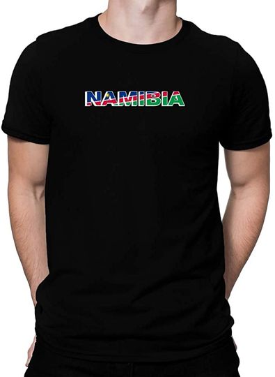 Teeburon Namibia Country Flag T-Shirt