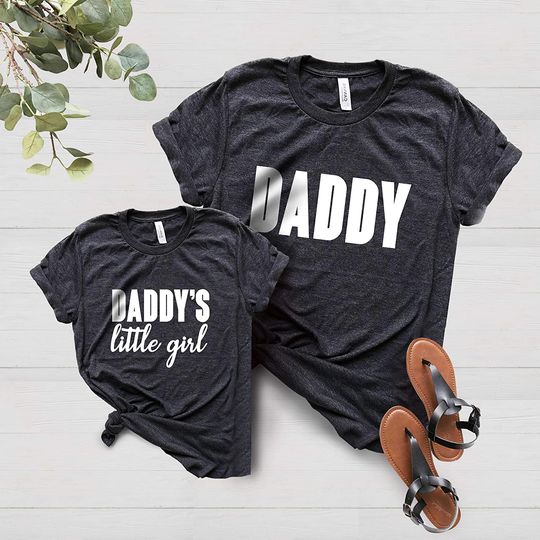 Daddy And Daddys Little Girl T Shirt