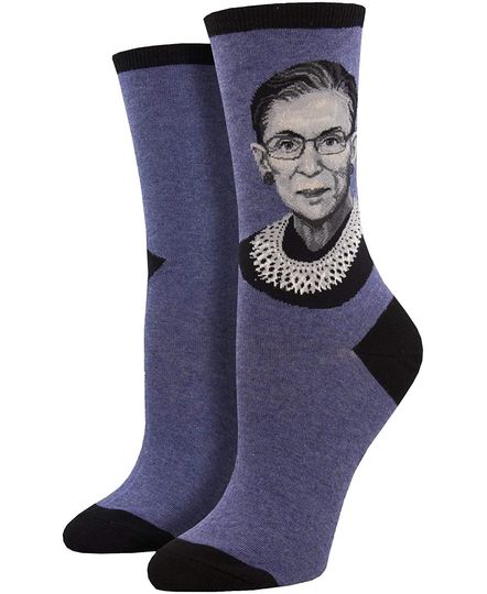 Women's"Ruth Bader Ginsburg Portrait" Crew Socks
