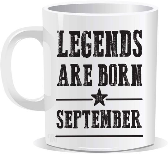Legends Are Born September Mug