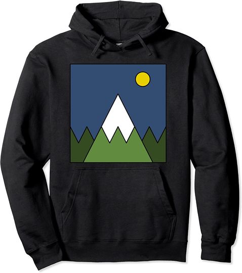 Mountain Scene Pullover Hoodie