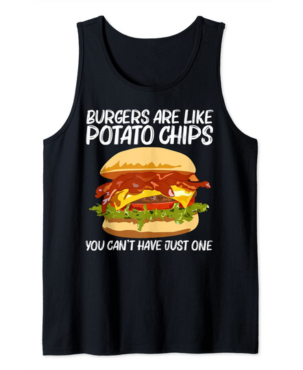 Best Burger Potato Chips Tank Top